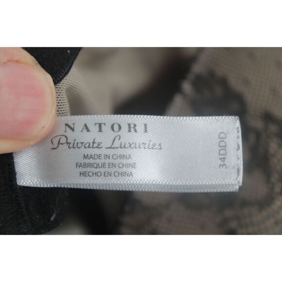 3 Natori Private Luxuries Maternity Nursing Clip Down Wireless Bra 34DDD Black - Picture 11 of 11